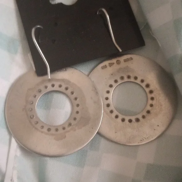 Silpada Sterling Silver cubic zirconia dangle earrings/W1871 - Picture 1 of 2